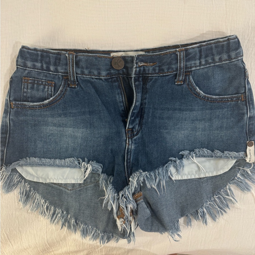 One Teaspoon Kids Jean Shorts